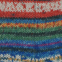 In Variation nach Hundertwasser Werken - 668 Abschied aus Afrika
